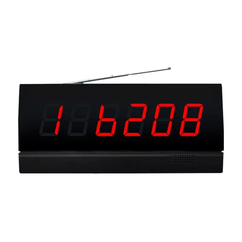 Restaurant Attendant Paging System Bar Voice Number Calling Device 100m Wireless Distance 6