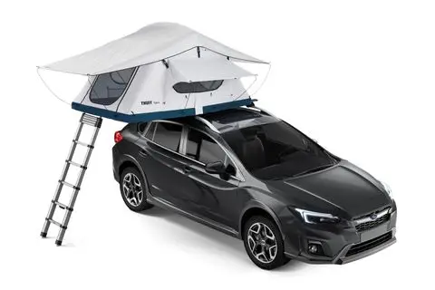 SS14 Outdoor travel New arrival easy set car roof top tent soft metal pole  waterproof