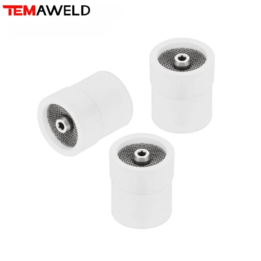 

3PCS 10# White Ceramic Nozzle Alumina Cup For WP9/20/17/18/26 Tig Welding Torch #10 Ceramic White TIG Welding Cup Wholesale