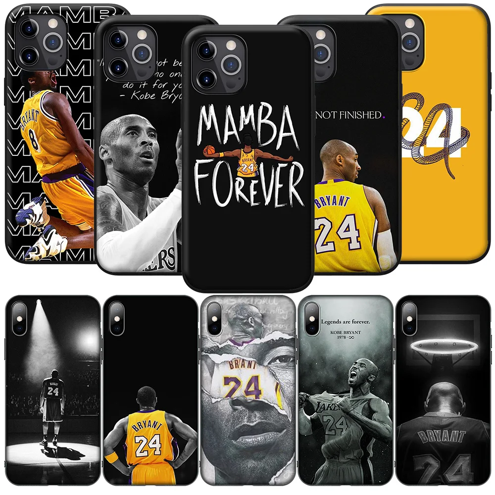 Phone Case for iPhone 12 11 X XS XR Pro Max 6 6s Plus SE New Cover  TW27 Basketball Player K-kOBE