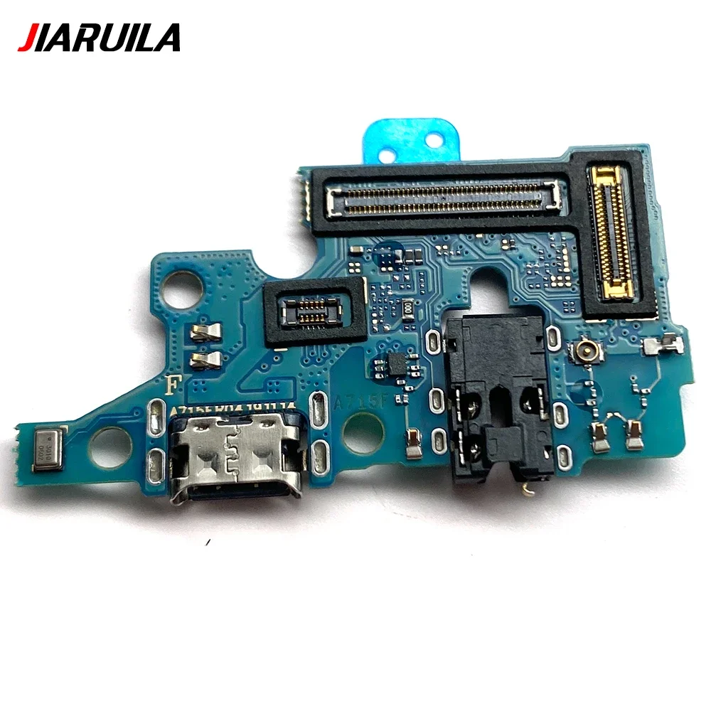 Dock Connector Micro USB Charger Charging Port Flex Cable Board With Microphone For Samsung A51 A71 A21S A30S A50S A515 A715F