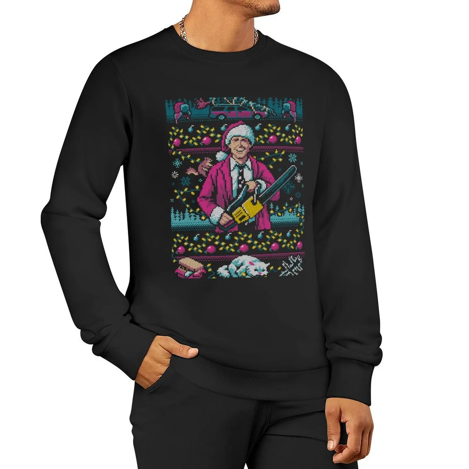 

Hap, Hap, Happiest Sweater this Side of the Nuthouse Sweatshirt anime clothing korean style clothes men wear men's sweatshirt