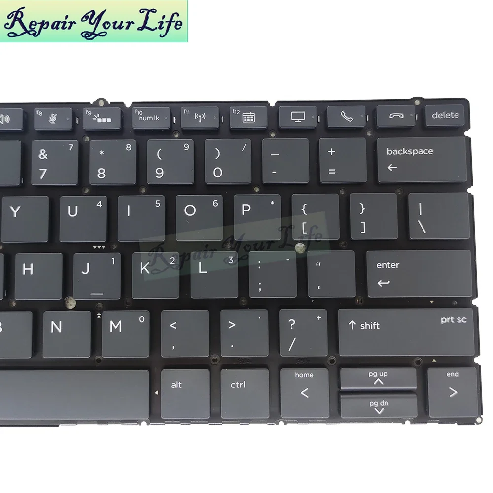 US Backlight Keyboard For HP EliteBook x360 830 G6 735 G5 G6 L40527 L56442-001 English Notebook Backlit Replacement Keyboards