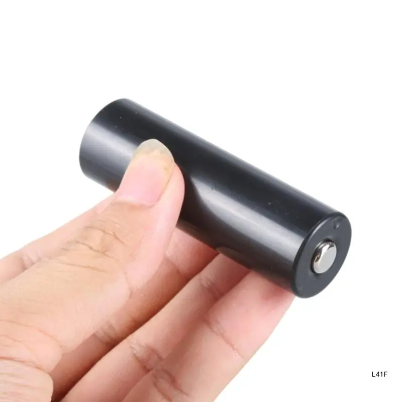 18650 to 21700 Battery Adapter Sleeve Case Black for Flashlights Mobile Power