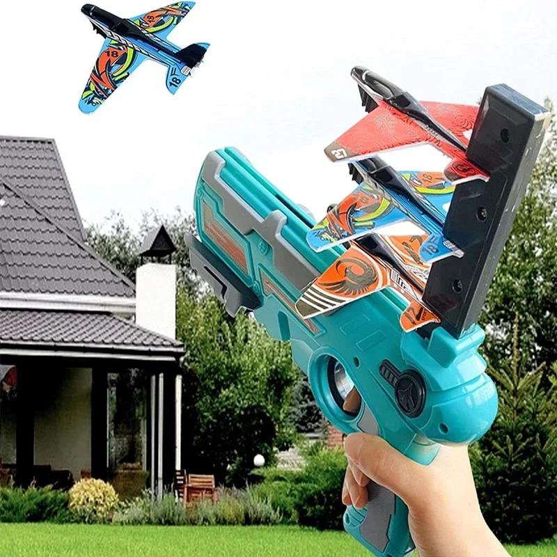 Outdoor Foam Pistol Set - Glider Launcher Boys