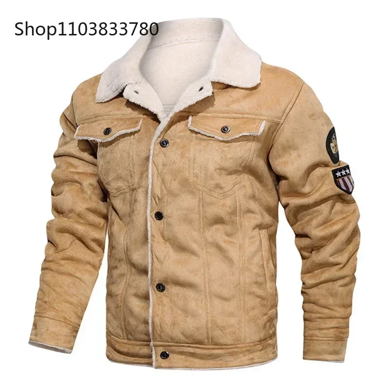Men\'s Leather Jackets Warm Thick Autumn Casual Motorcycle PU Bomber Jacket Biker Leather Coats Male Windbreaker Brand Clothing