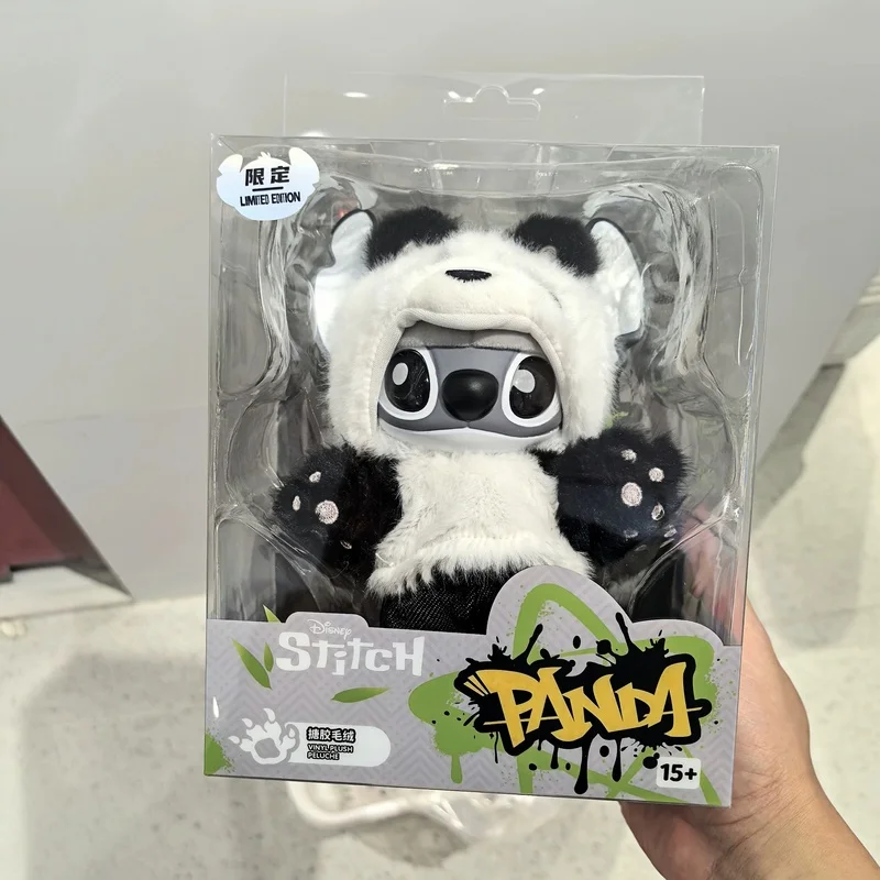 

Стежка Панда подвижная аниме-фигурка для украшения рабочего стола и брелок для ключей, подвеска для багажа, милая плюшевая большая кукла, украшение, игрушка в подарок