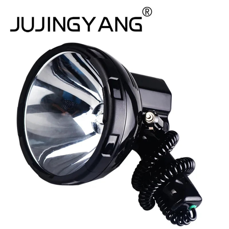 Jujingyang 12 V/24 v 220 W Super Bright Xenon Long Range Flashlight ful Handing Spotlight Hunting Serchlight