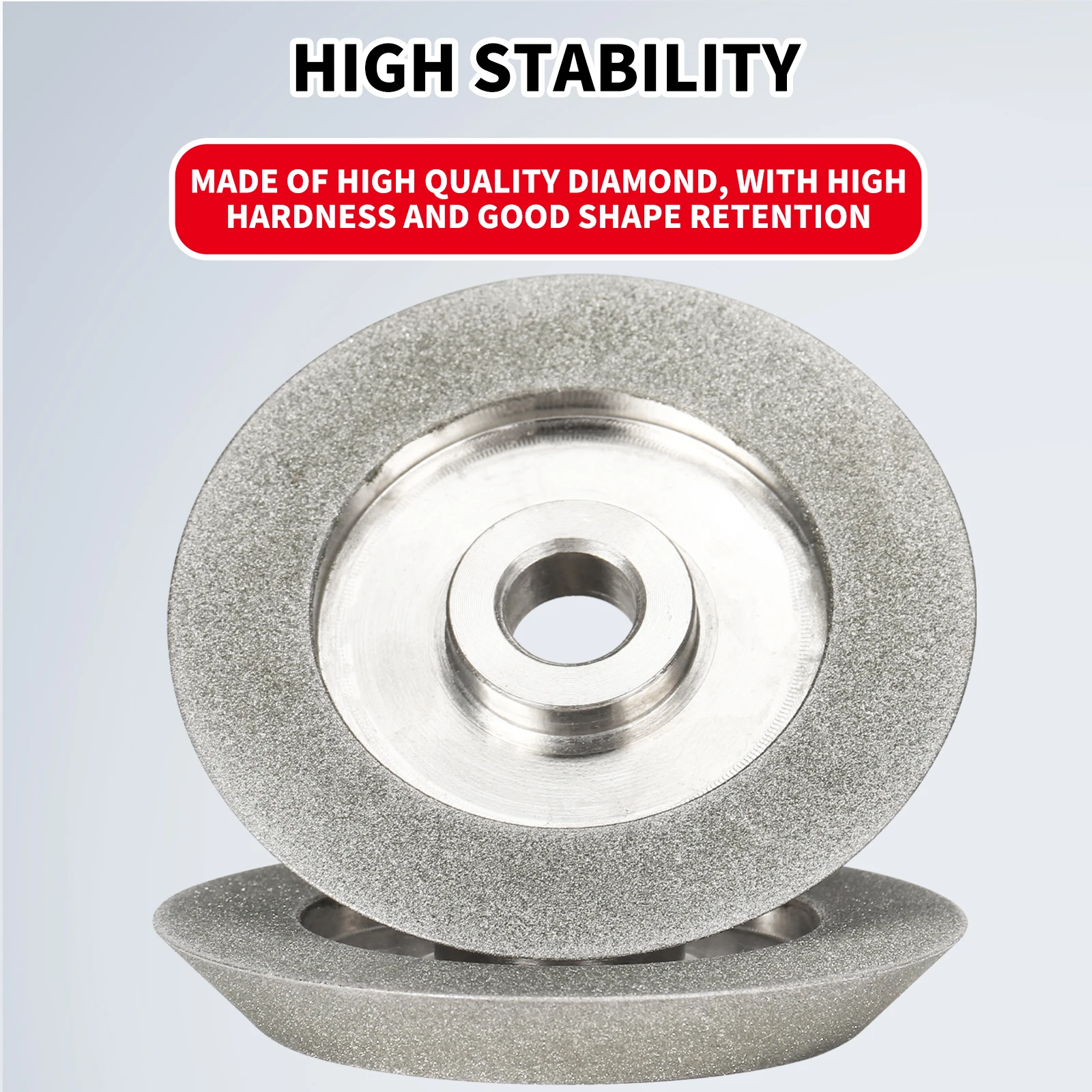 78mm Electroplated Diamond Grinding Wheel Sharpener 45/60 Degree Angle Cutter Grinder Disc for Milling Cutter Tool