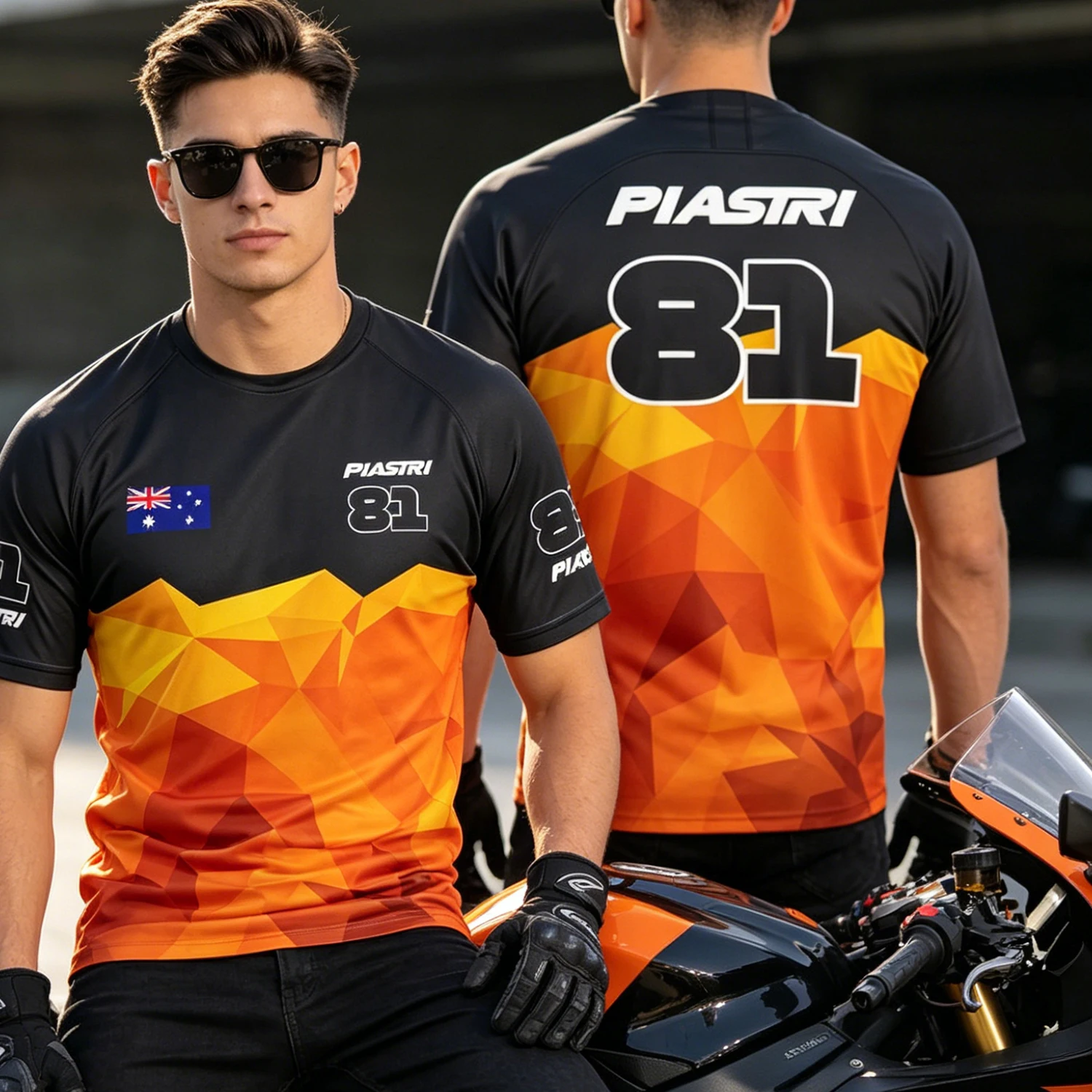 Motorcycle Enthusiasts 81 Driver Fans Men's T-Shirt Summer Short Sleeved Men's T-Shirt 2026 New Sports Men's Top