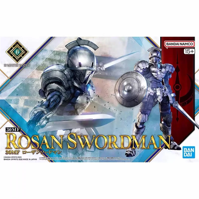 

Оригинальные сборные аниме-фигурки Bandai 30MF ROSAN SWORDMAN, коллекционные игрушки, подарок для детей, любителей хобби
