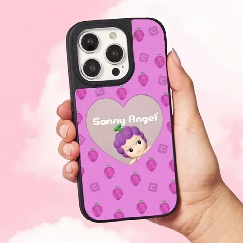 Cute Baby Mirror Phone Case Cover for IPhone 11 12 13 14 15 16 Pro Max Case for IPhone 16 Pro Max