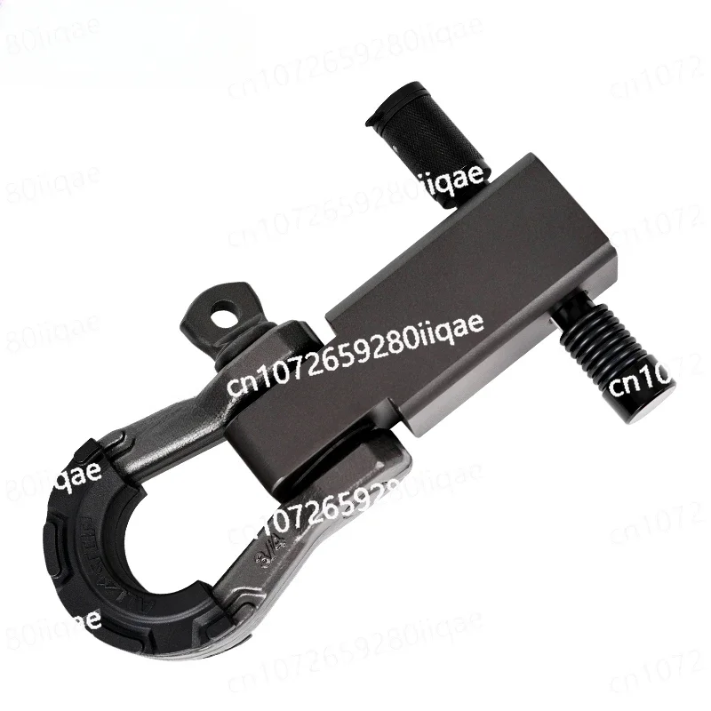 Off road manganese steel trailer arm tank square mouth anti-collision hook towing hook