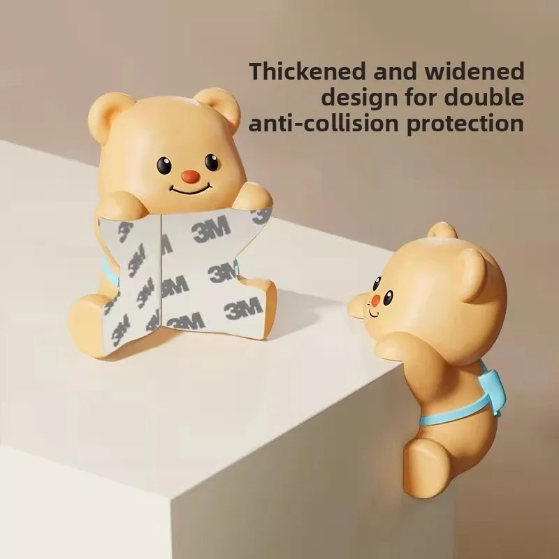 

Милый медведь, детский стол с защитой от столкновений, угол, прочный клейкий оконный стол, ТВ-шкаф, мягкий противоударный защитный чехол