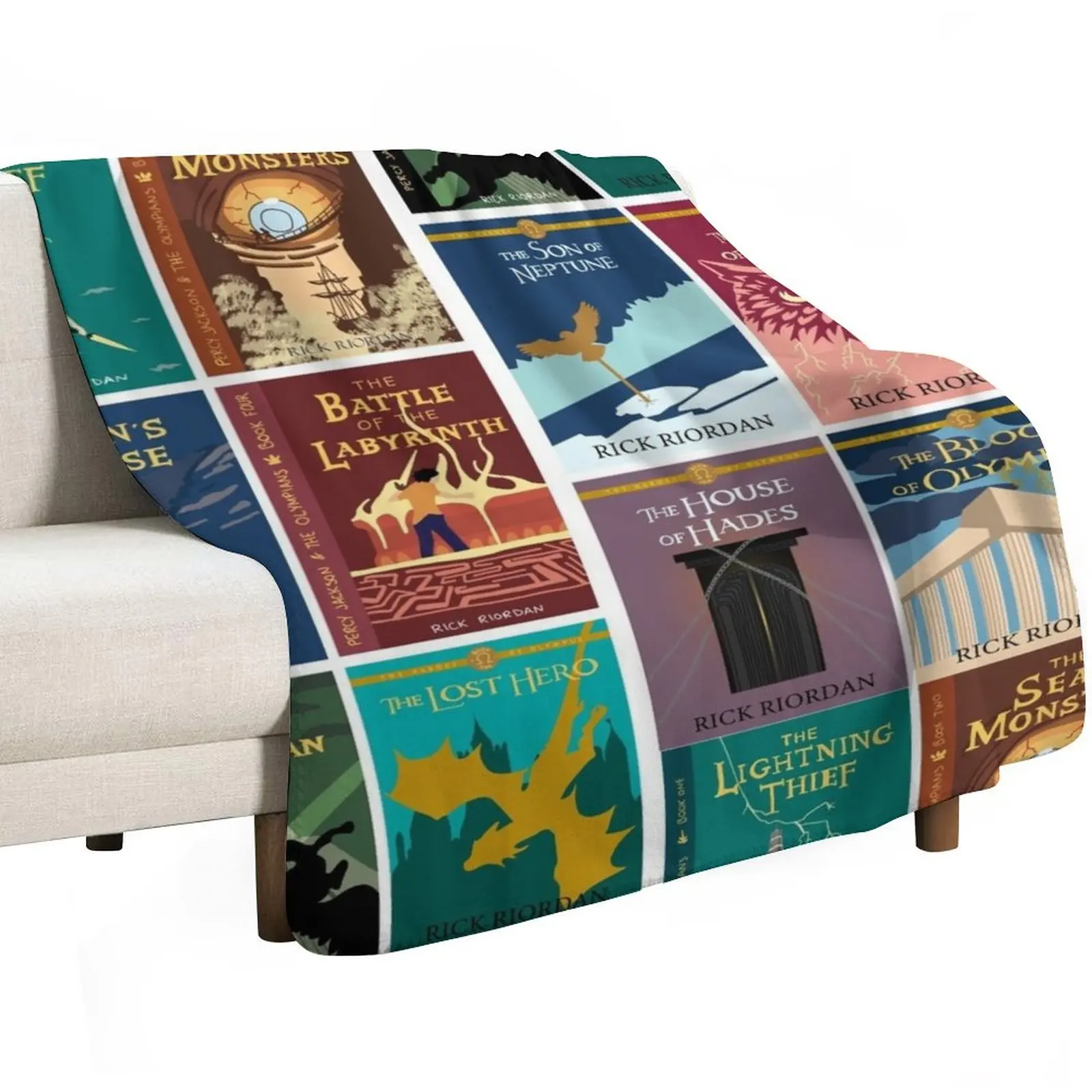pjo and hoo series pack Throw Blanket Cute warm for winter Custom Hairys for winter Decorative Sofas Blankets