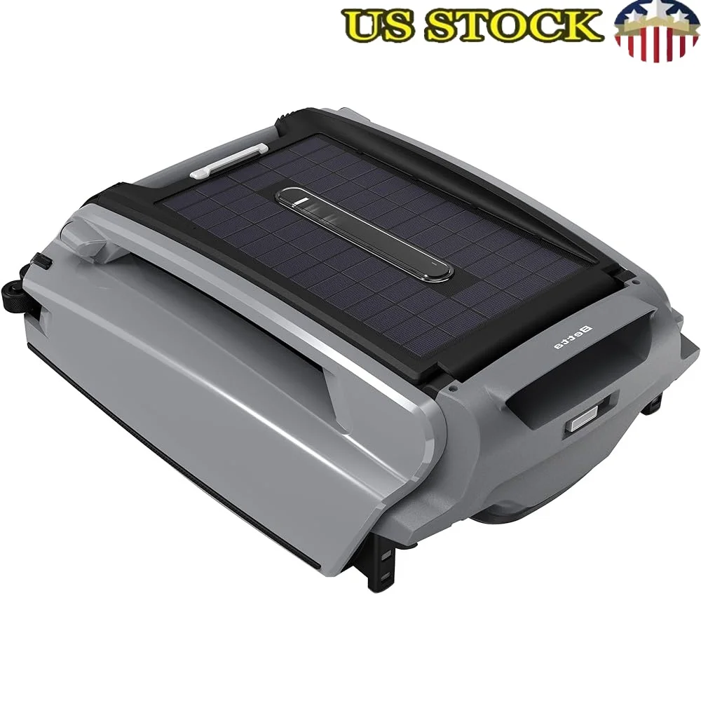 

SE Plus Solar Robotic Pool Skimmer 24/7 Continuous Cleaning Dual Charging Efficient Aqua Dynamics Design Salt Chlorine Pools
