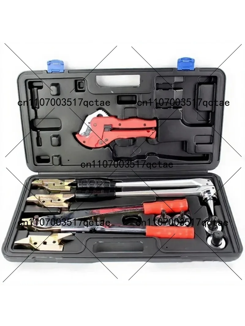 PEX 16-32mm Water Heating Pipe Expanding Tool Floor Heating Crimping Tools Set Crimping Tool Kit Max Opening Distance 50mm