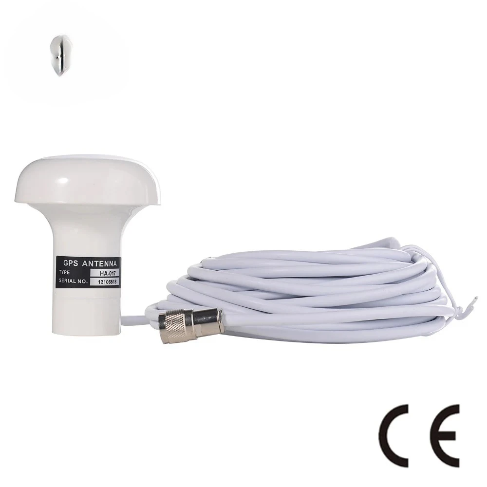 GPS Antenna HA-017 Marine Gps antenna with 10 meter cable TNC connector RF Cable 10m RG-58  TNC Interface