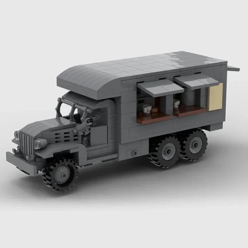

City Vehicle Model Moc Building Bricks GMC CCKW Club Service Car Technology Modular Blocks Gift Christmas Toys DIY Sets Assembly