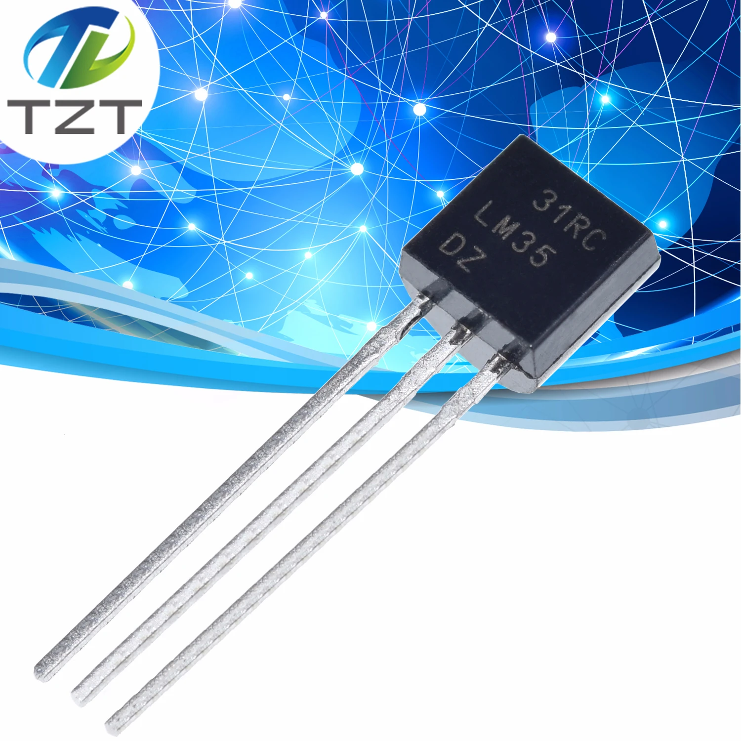 1pcs/lot Integrated Circuit LM35DZ TO-92 LM35 Precision Centigrade Temperature Sensor For IC Low Impedance In Stock original