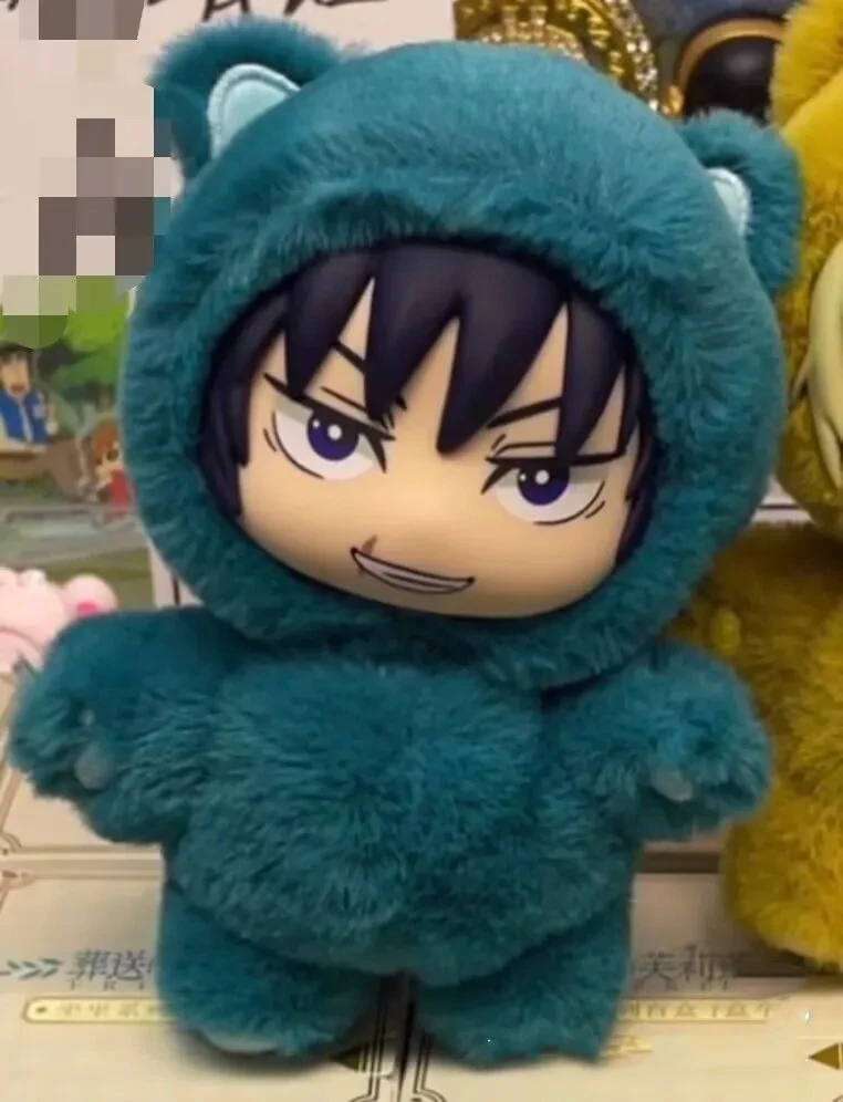 جديد حار حقيقي Jujutsu Kaisen الموسم 2 القط بارك حفلة جوجو ساتورو جوجو ساتورو صندوق قطيفة حقيبة قلادة نموذج جمع الهدايا اللعب