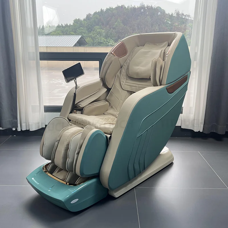 L35 New Luxury Shiatsu Zero Gravity Portable Foldable 4D Full Body Massager Chair with SL Track