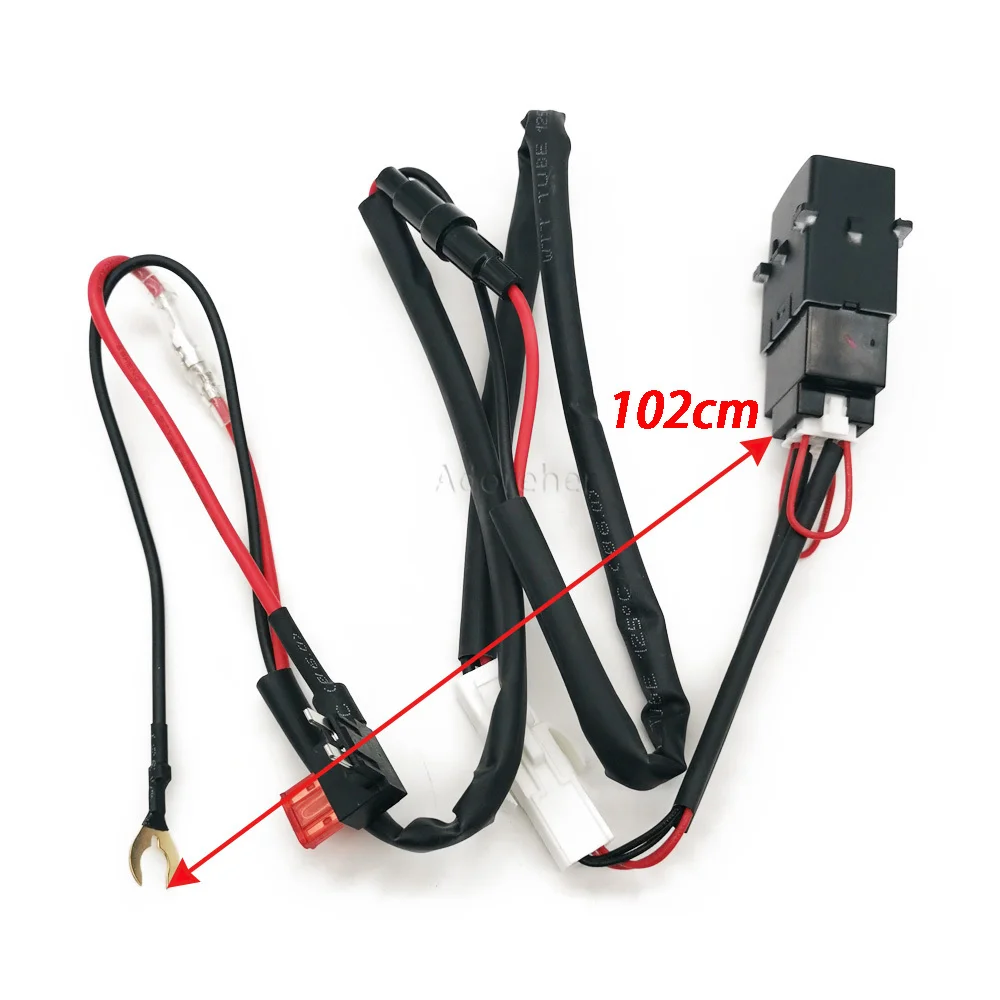1 PC Red LED Dual USB QC3.0 Type-C PD Car Charger Socket Interface Accessories Fit for Subaru Forester 2019-2024 Models