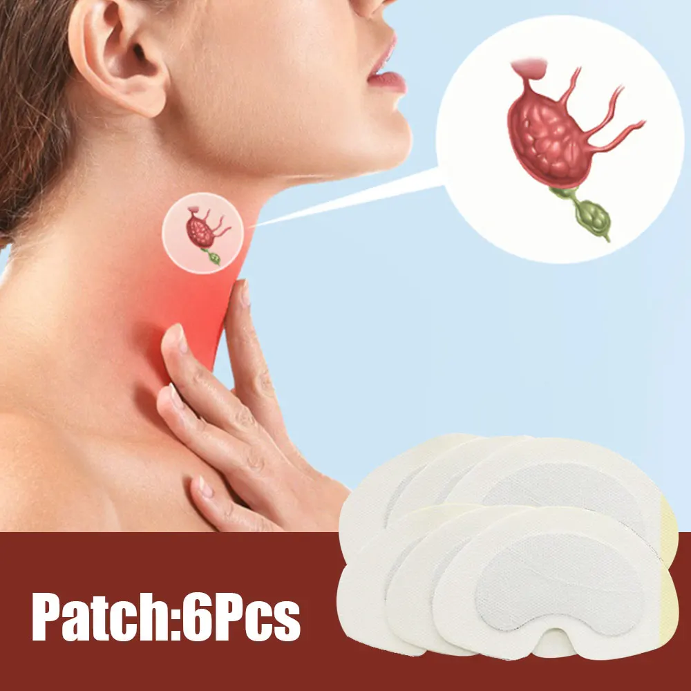 

6 Patches Organic Lymphatic Drainage Detox Patch Anti-Swelling Patch Effective Painless Treatment Breast Lymph Nodes Patch