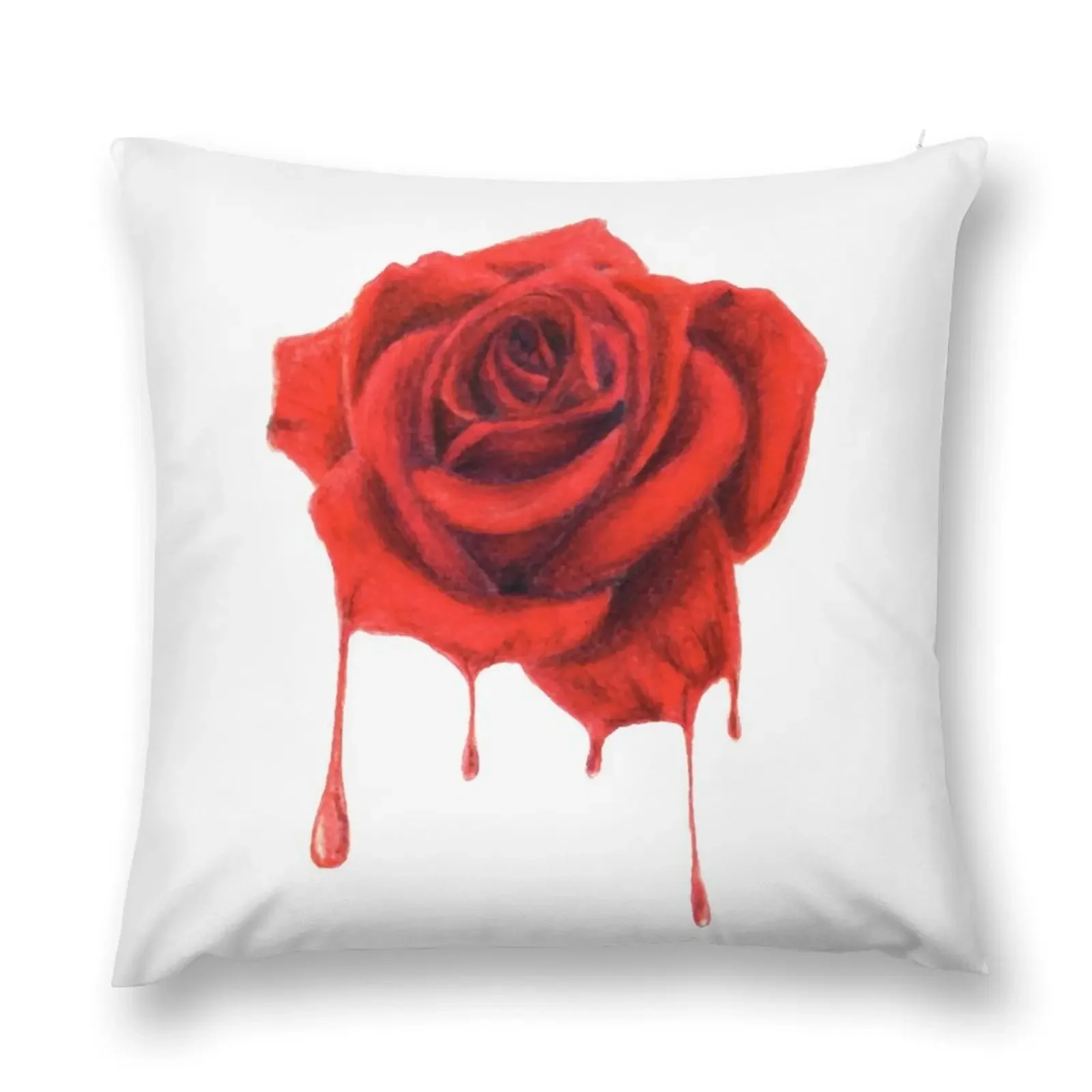 Painting the Roses Red Throw Pillow Cushions For Decorative Sofa Throw Pillow Covers home decor items pillow