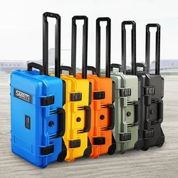 Equipment Box for Shooting Photo Protection Box Tool Pull Rod Hardware Suitcase Outdoor Waterproof Box Storage Boxes Organizer