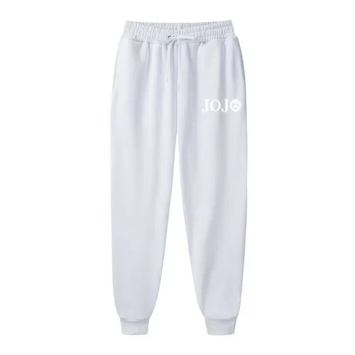 2026 Herren JOJO Anime Grafik-Print Jogginghose Graue Lässige Trainingshose mit Elastischem Kordelzug am Bund, Tailliertem Knöchel und Sportlichem Schnitt, Streetwear – Detail 7