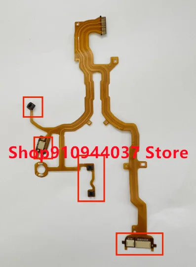 NEW Lens Back Main Flex Cable For SONY DSC-RX100 DSC-RX100 II RX100 M2 Digital Camera Repair Part + Sensor + Socket
