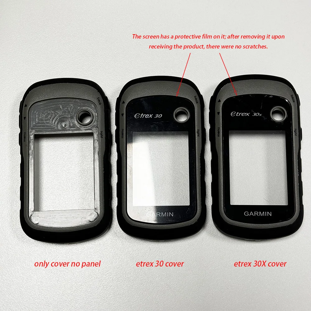 Handheld GPS Optional Part For GARMIN Etrex 30 30X Front Cover Case Side Button Replacement With/Without Front Panel Glass Panel