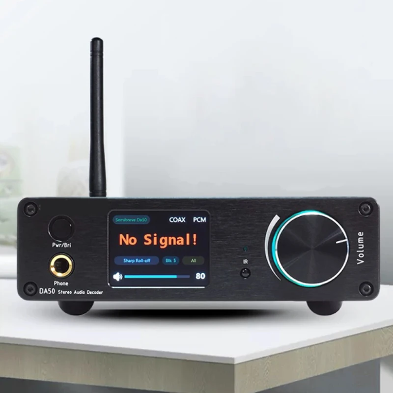 DA50 PRO 2* AK4499EX DAC HiFi MQA Audio Balance Decoder XU316 USB 32Bit 768KHz DSD512 Bluetooth 5.3 QCC5171 HDIM IIS