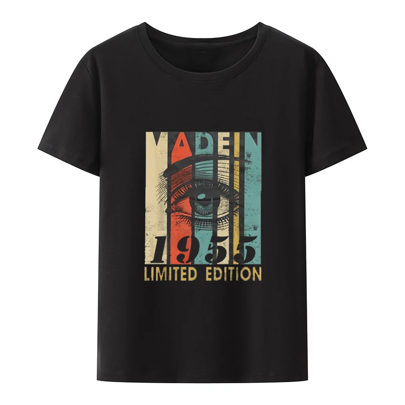 Made in 1955 Old 69th Birthday  T Shirts Limited Edition Born in 1955   Dad and Grandpa Casual  Unisex T-shirt  tops