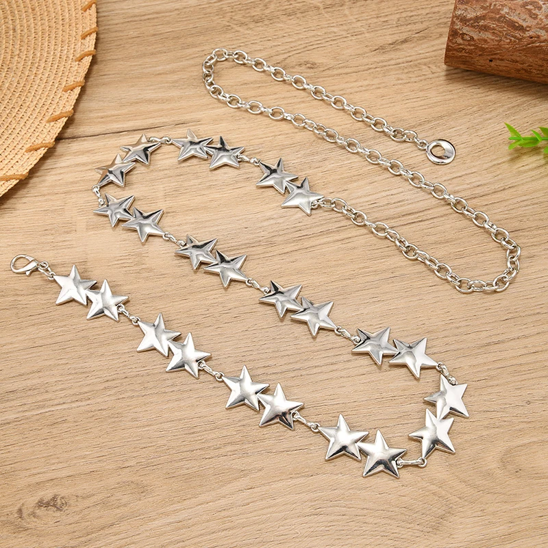 New Alloy Five-Point Star Wais - Women Accessories Pk ulasan dan harga