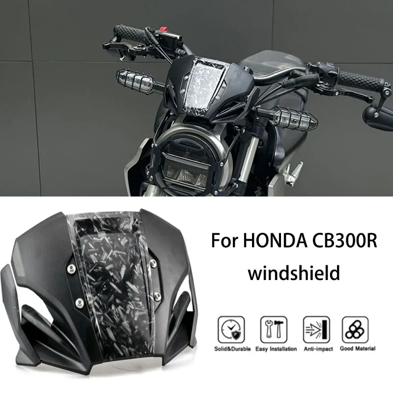 

Переднее лобовое стекло для мотоцикла HONDA CB300R 2018-2024