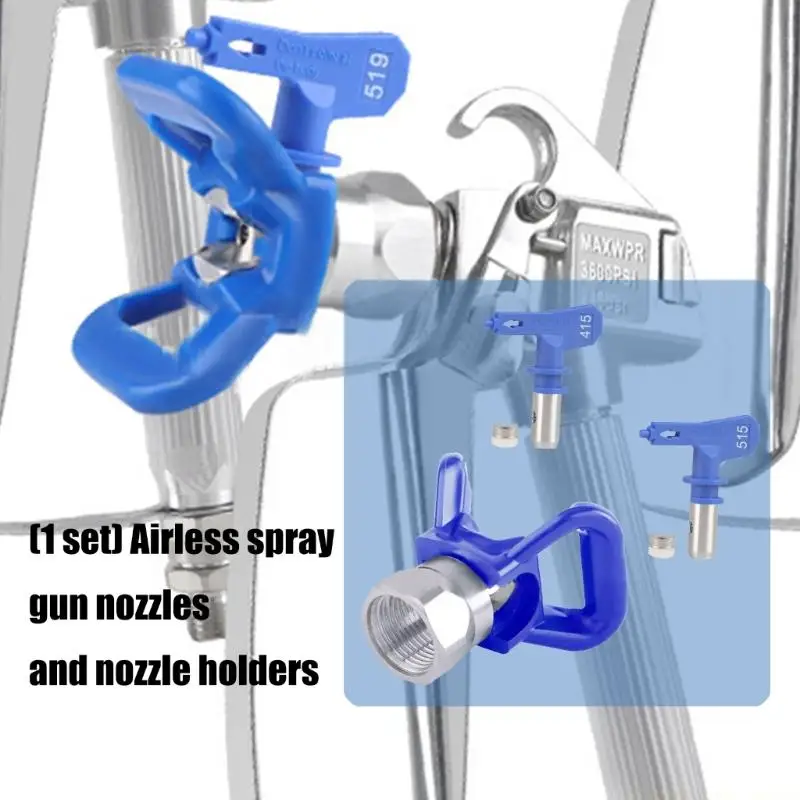 A2BE High Efficiency Industrial Sprayed Guns Tip And Base Set Optimized For Furniture Thick Coatings Durability Construction