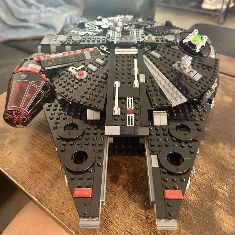 

1579 шт., новая модель Moc Star Battle The Dark Falcon Diy 75389, креативная сборка, развивающая игрушка, детский подарок, строительные блоки, кирпичи