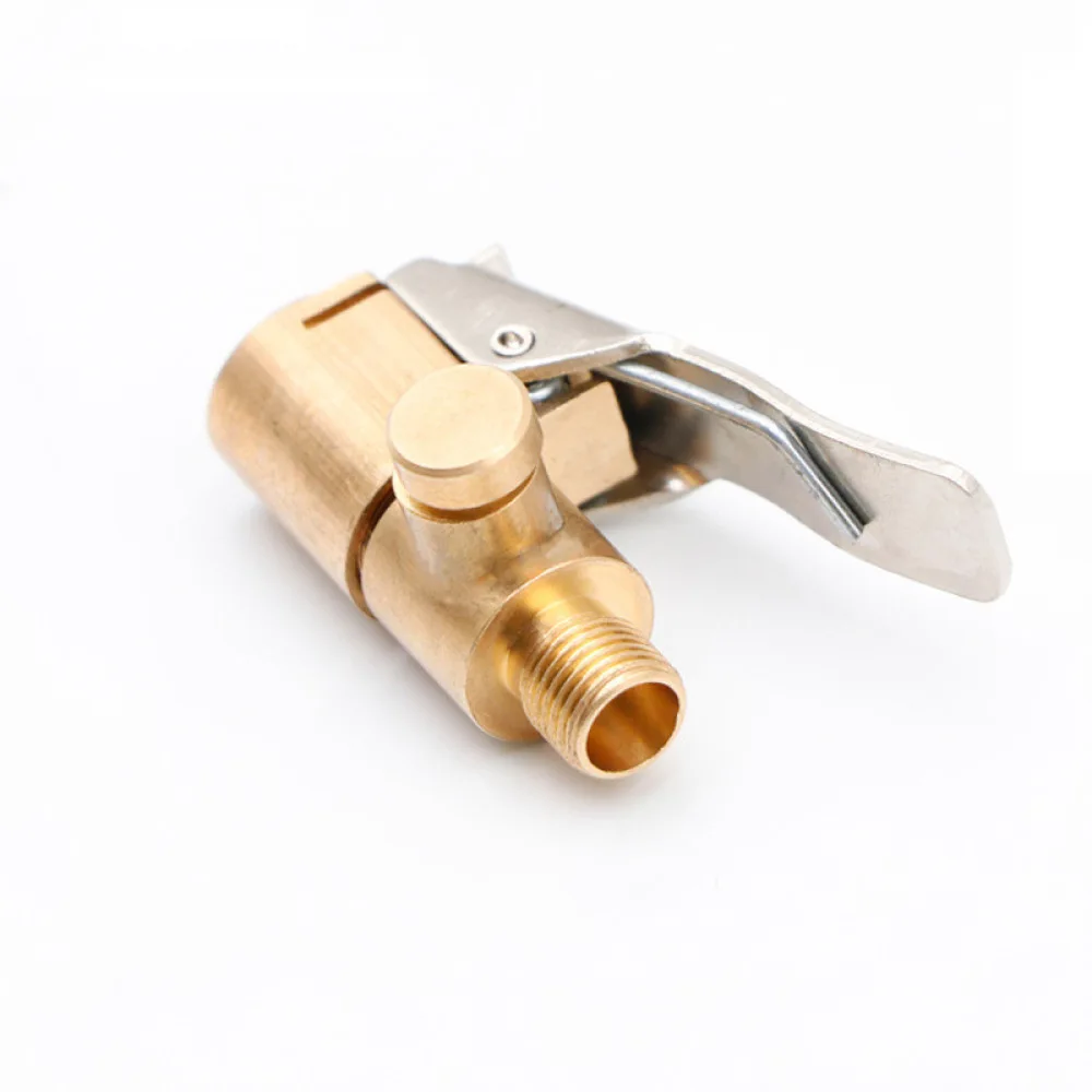 Portable Car Tire Inflator Adapter With Pressure Release Valve Brass American Valve Connector For Vehicle Pump Air Hose - view 4