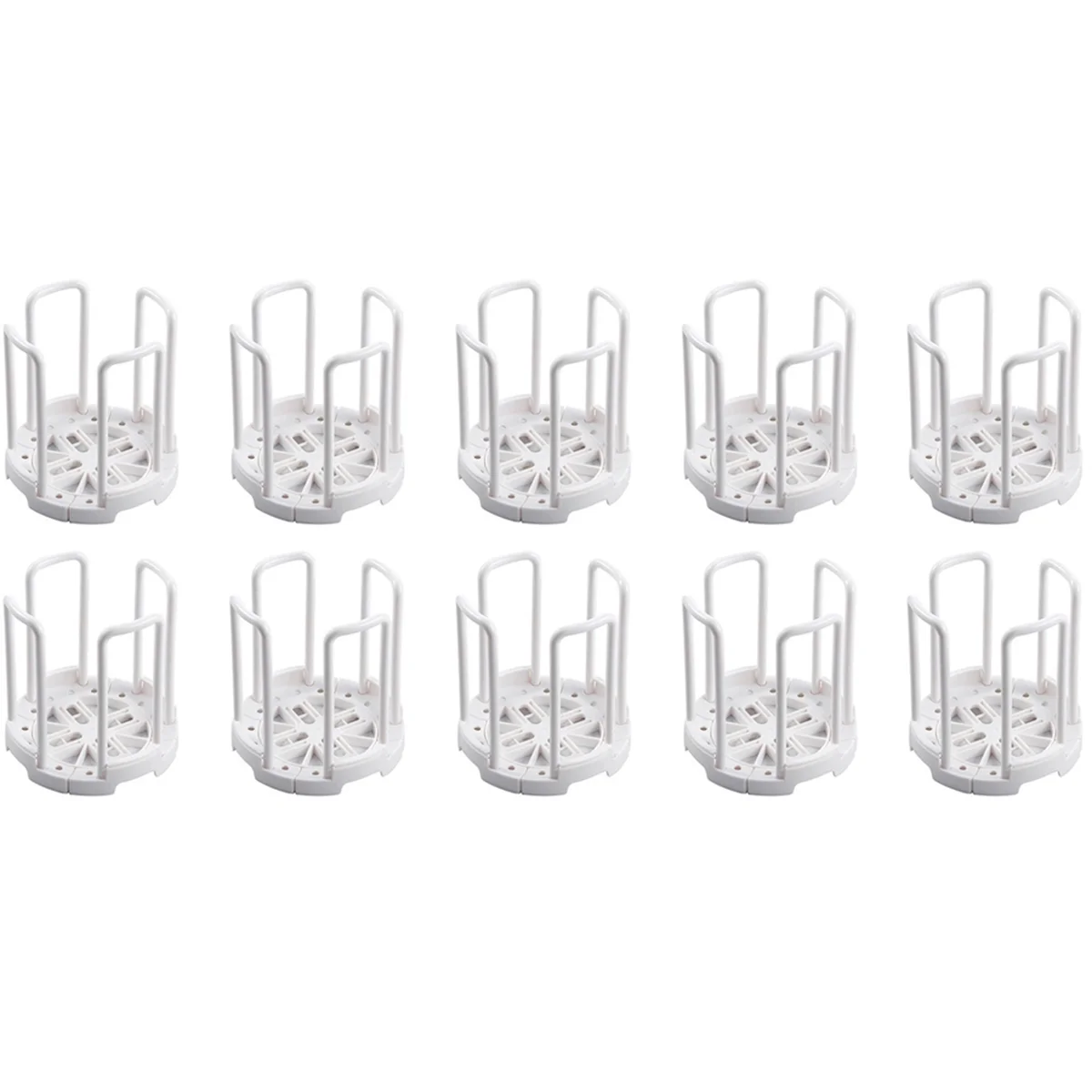 HHTL Retractable Desktop Dish Rack Dish Storage Rack Storage Rack Drain Cup Rack Kitchen White