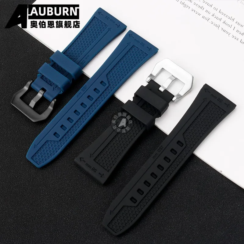 High tensile silicone strap 26mm for Seven Friday T series T1 T2 T3 silicone watch with black 26mm blue accessory bracelet