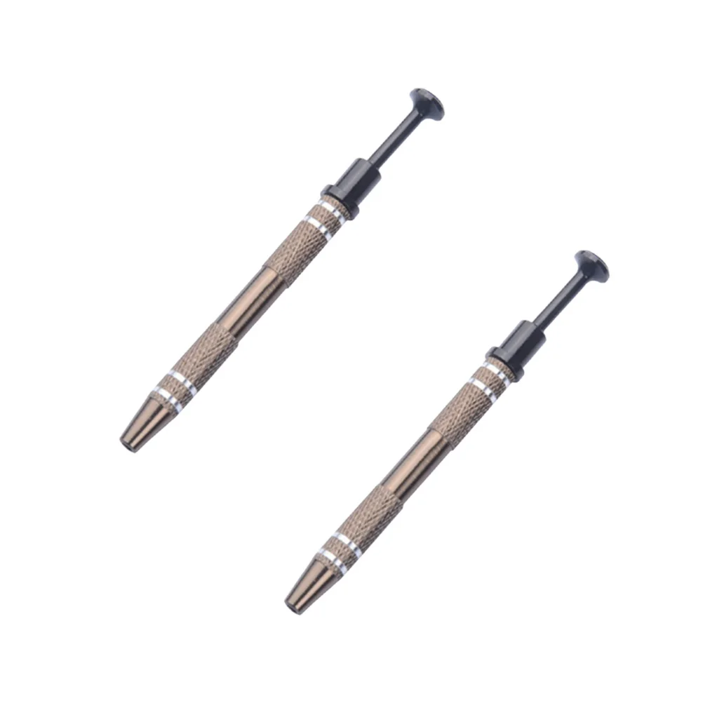 2 قطعة قلم القطن مخلب مانيكير مع مقبض منقوش تصميم عدم الانزلاق لمسمار الفن إزالة طلاء الأظافر حامل كرة قطنية أداة لصالون #5