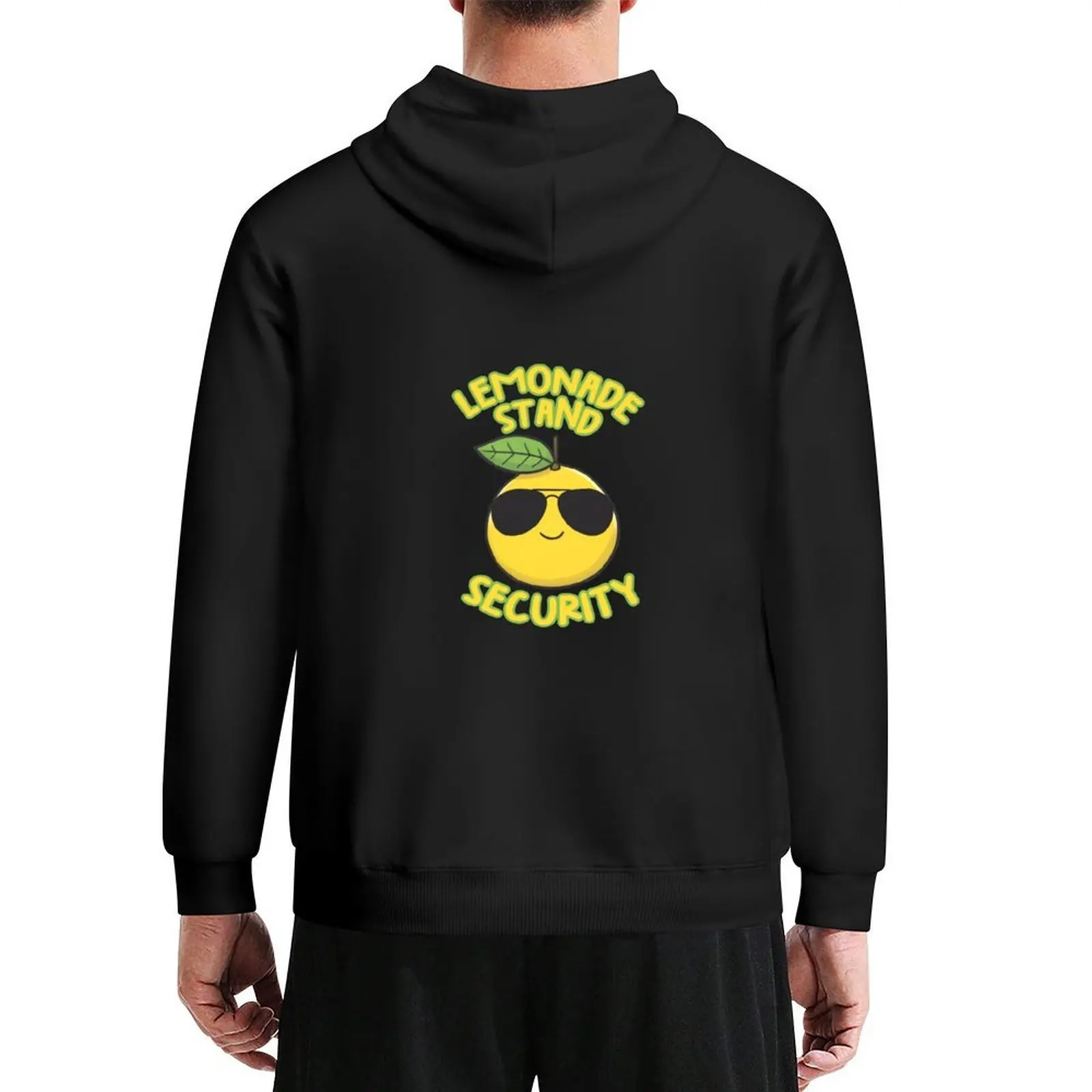 

Lemonade Stand Security Cute Lemon Summer Sunglasses Citrus Hoodie male clothes men's winter sweater hoodie