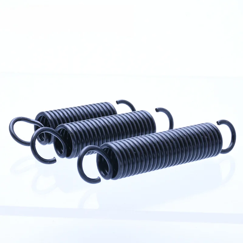 2.5mm Wire Diameter 65MnS Hook Manganese Steel Open Tension Spring High-strength Tension Spring Return Spring, Customizable 1PCS