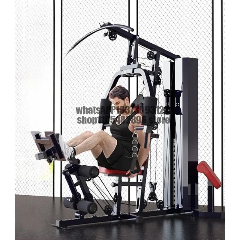 Household fitness equipment multi-functional integrated high-pull-down comprehensive trainer single station gym equipment
