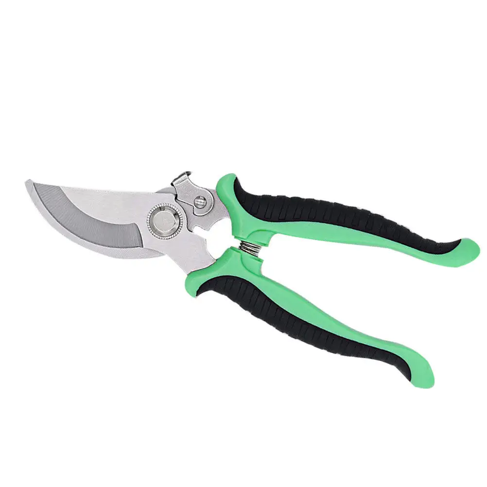 

1Pcs Professional Garden Pruning Shears Heavy Duty Bypass Secateurs for Branches Hedges Orchards Small Trees Safety Lock