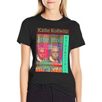 Beautiful K?the Kollwitz portrait, aesthetic collage of the well-known German artist and sculptor T-Shirt