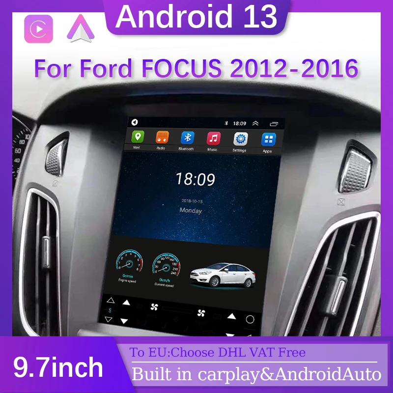 

Автомобильный мультимедийный Dvd-плеер для Ford Focus 2012-2016, Android 13