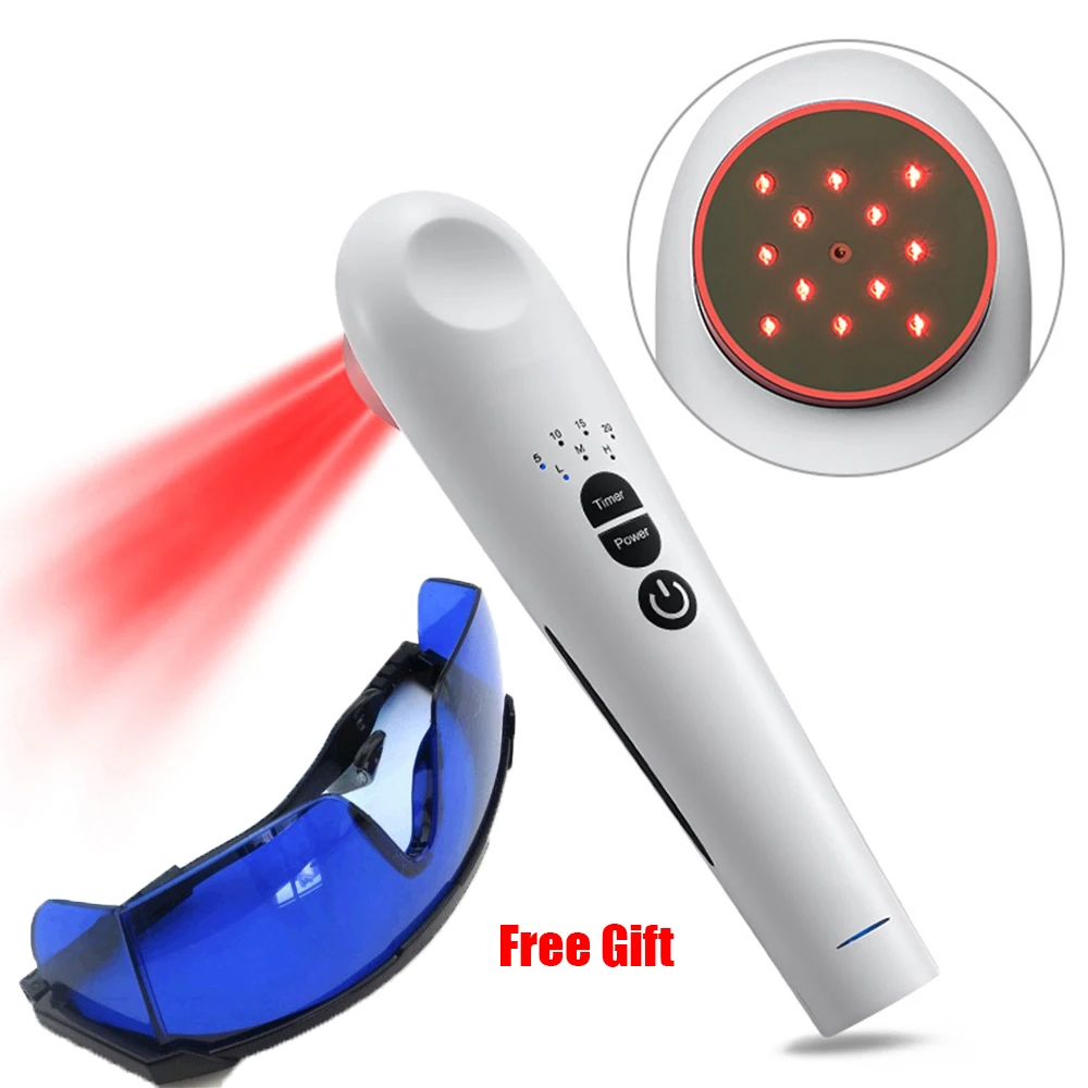 650nm 808nm Cold Laser Pain Therapeutic Device Soft Tissue Wound Heal Joint Pain Relief Light Therapy Body Relax Physiotherapy